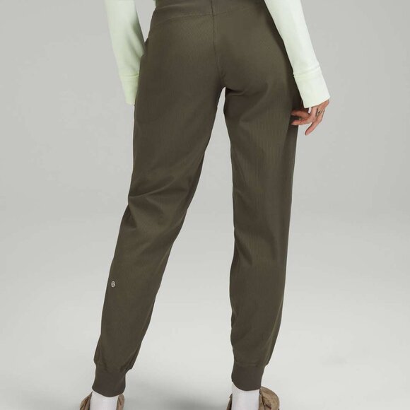 Lululemon Dance Studio Mid-Rise Jogger Full Length Olive Green - Picture 3 of 8